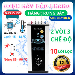 Máy Lọc Nước 10 Cấp Lọc Sunhouse Model SHA76210CK có lắp đặt sẵn ống giây nước bên trong tiện lợi
