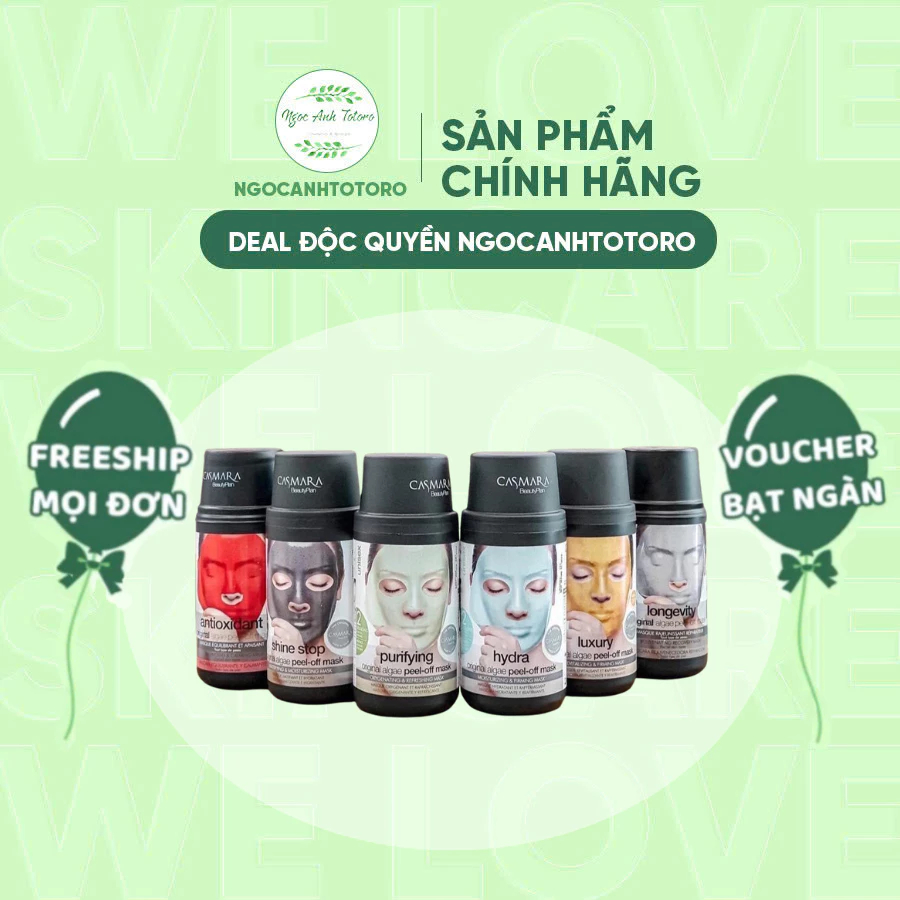 [Công ty] Mặt Nạ CASMARA  Peel-Off 50ml Thanh Lọc Thải Độc Làm Sáng Da Phục Hồi Neova Pure Copper Mask