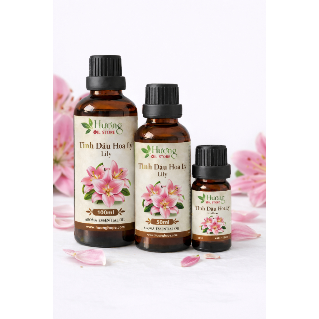 Tinh dầu thiên nhiên nguyên chất mùi Hoa Ly 50ml - 100ml
