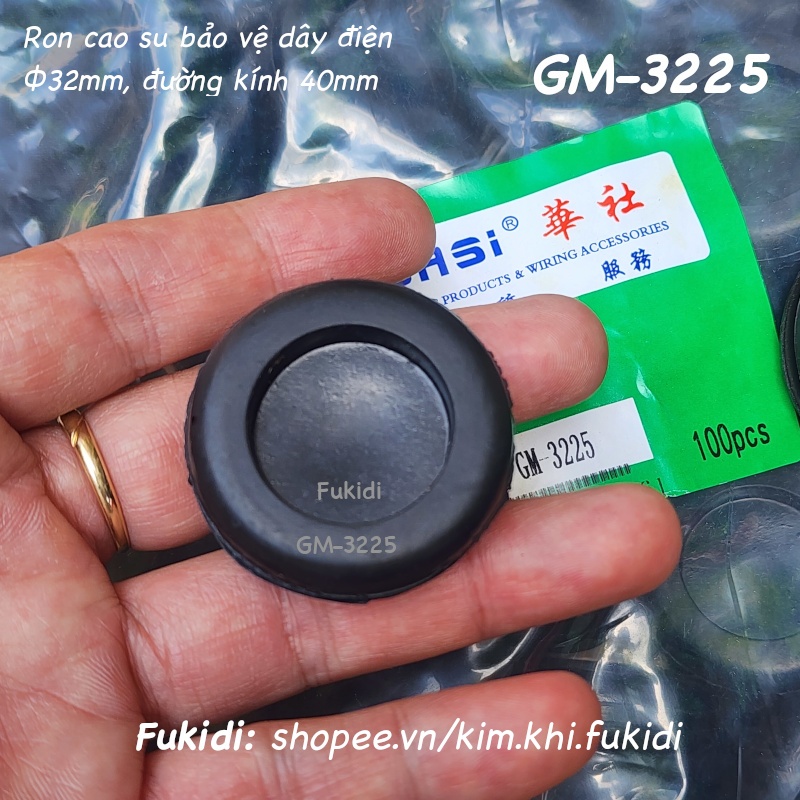 Ron cao su luồn dây điện, phi 32mm đường kính ngoài 40mm - GM-3225