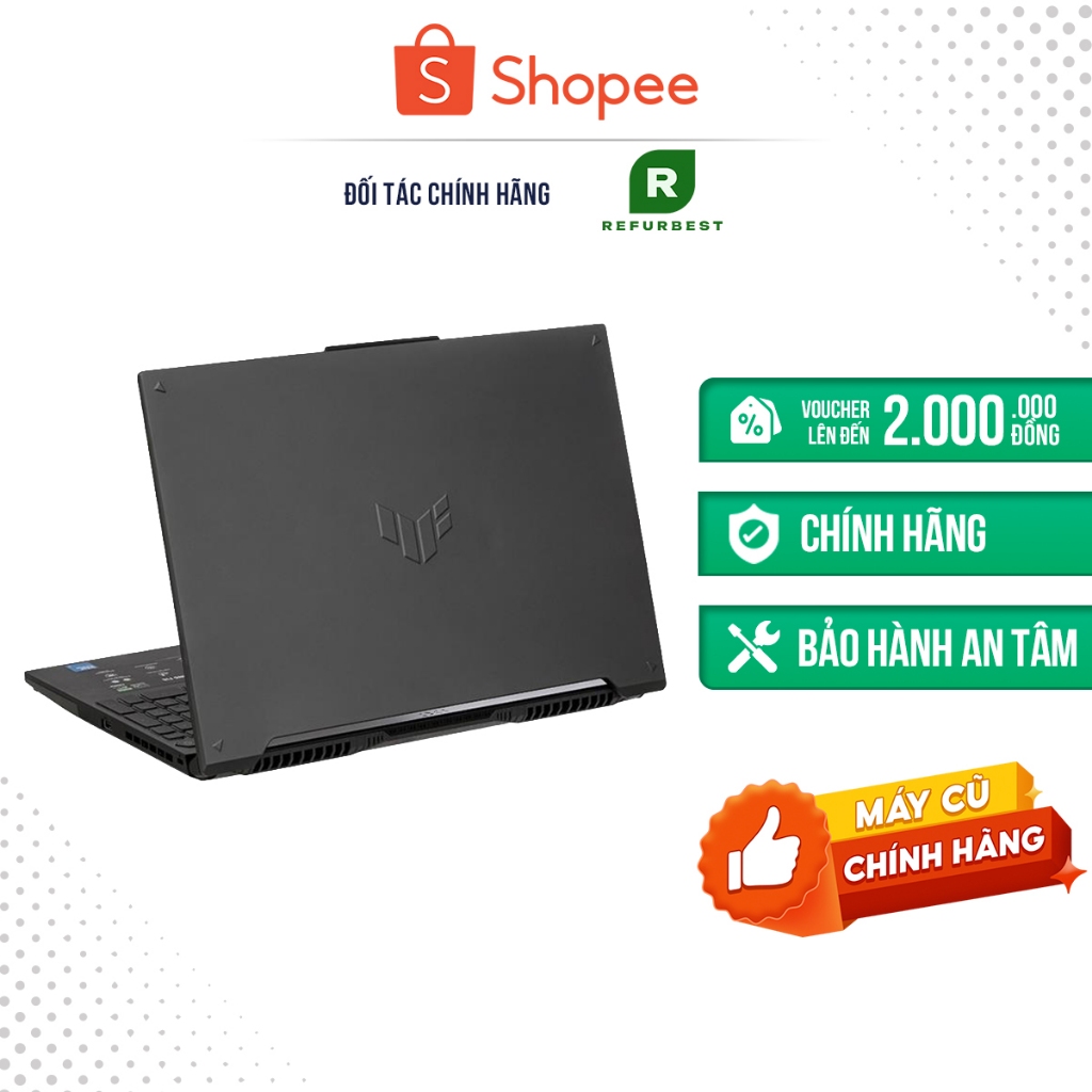 [Máy cũ] - [Trả bảo hành] Asus FX607VJ Core 5 210H/16GB/512GB/6GB RTX3050 (RL034W) (Xám)