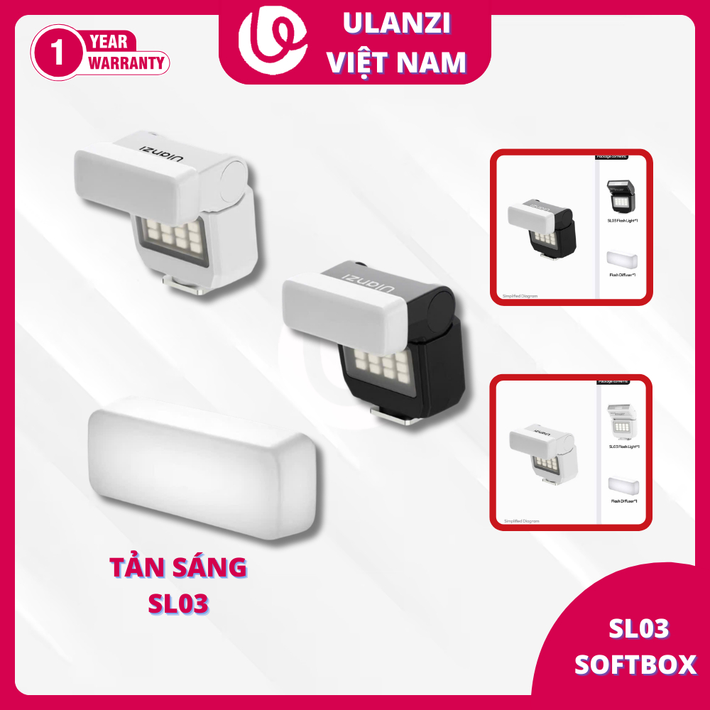 Tản Sáng SL03 - ULANZI PJ3 SL03 Softbox - Hàng Chính Hãng