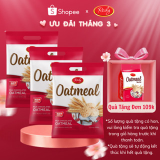 [ĐỘC QUYỀN LIVESTREAM] [Quà Tặng Đơn 109k] Combo 3 túi bánh yến mạch Oatmeal Richy túi to 220g-250g