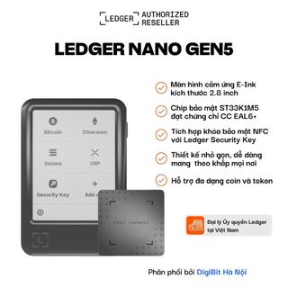 [Đại Lý Ủy Quyền] Ví lạnh Ledger Nano Gen5