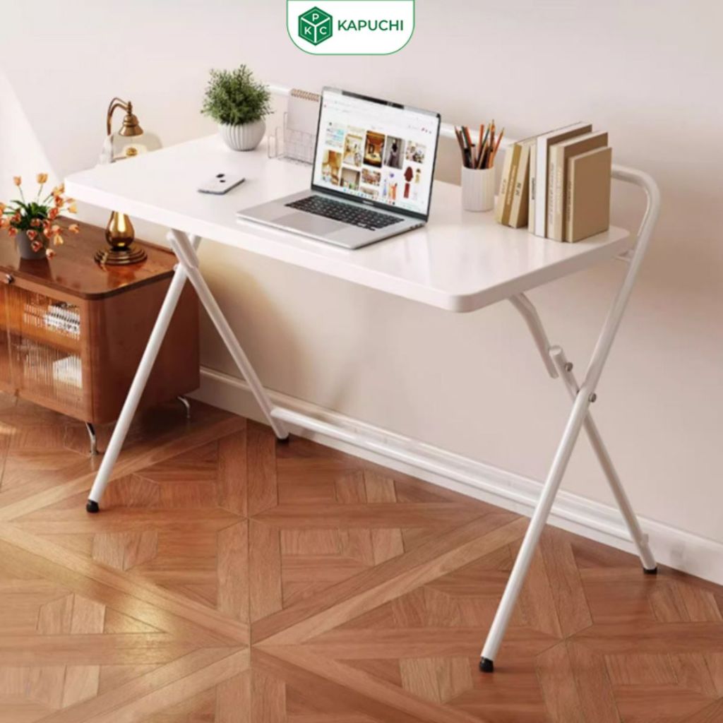 Bàn làm việc gấp gọn tiện ích khung sắt chắc chắn thương hiệu KAPUCHI - GM139
