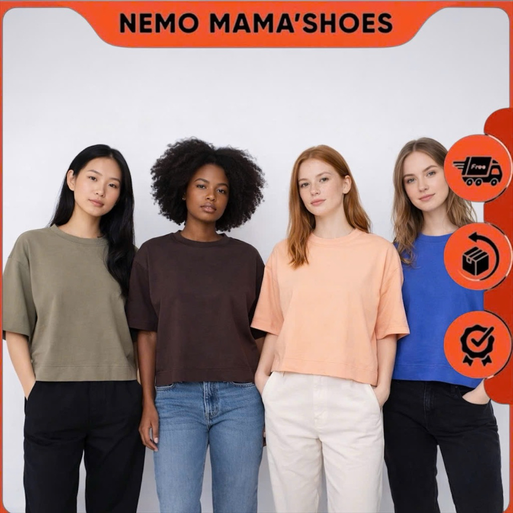 MOHITO ÁP THUN DÁNG CROPTOP FORM XUÔNG RỘNG (Q260312003)