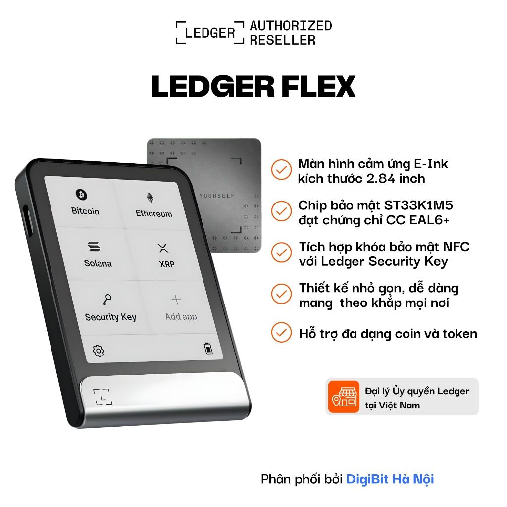 [Đại Lý Ủy Quyền] Ví lạnh Ledger Flex