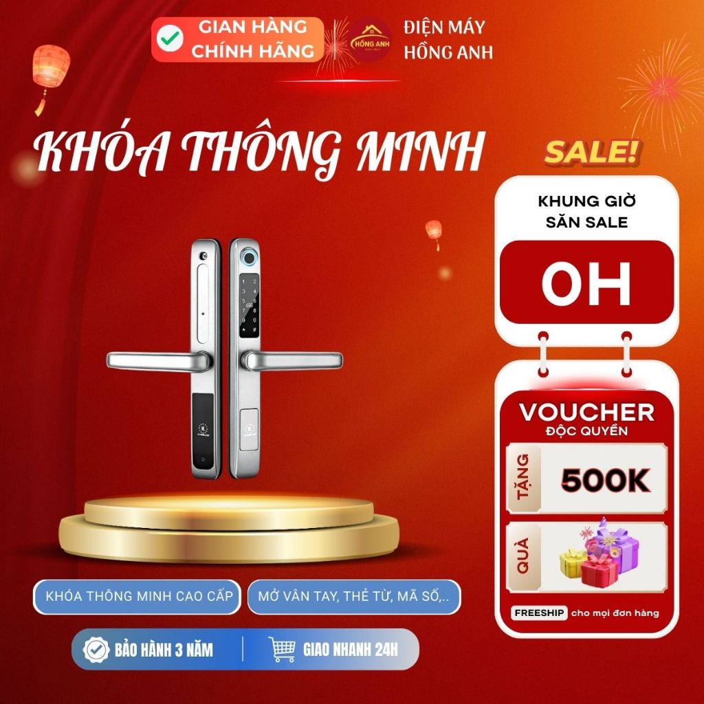 Khóa cửa nhôm thông minh Kassler KL 599 RG & KL599 slide app wifi, chống nước, bảo mật cao cấp