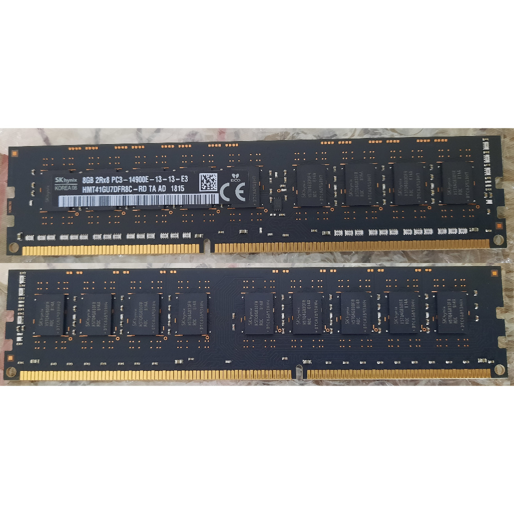 Ram ECC UDIMM 8GB 16GB DDR3 (pc3 1.5v) bus 1866/ 14900E 14900R ECC unbuffered cho máy trạm Worksatio