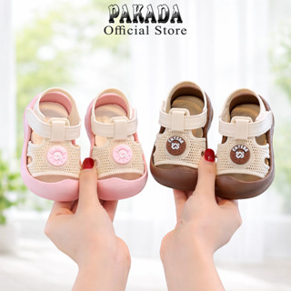 Dép quai hậu tập đi cho trẻ em, với thiết kế đế mềm,nhựa mềm, chống trượt, lưới thoáng khí cho bé