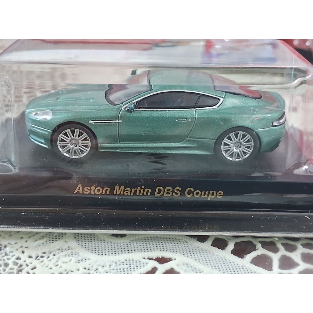 [THIẾU HỘP NGOÀI] KYOSHO 1/64 - ASTON MARTIN DBS COUPE MÀU XANH