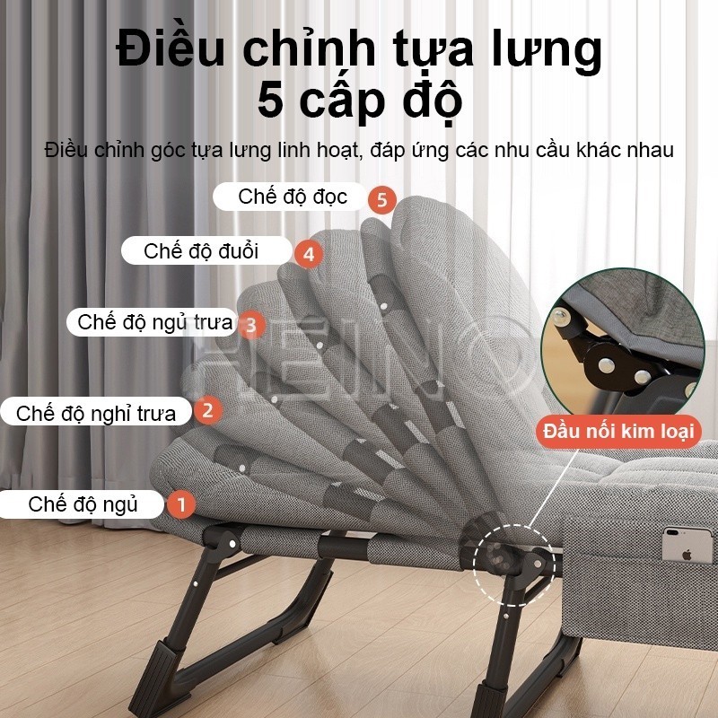 giường xếp gấp gọn Siêu Tiện Lợi Cho Văn Phòng Nghỉ Trưa Du Lịch Giải Phóng Lưng Vai Khi Làm Việc | BigBuy360 - bigbuy360.vn