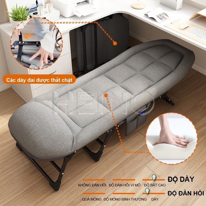 giường xếp gấp gọn Siêu Tiện Lợi Cho Văn Phòng Nghỉ Trưa Du Lịch Giải Phóng Lưng Vai Khi Làm Việc | BigBuy360 - bigbuy360.vn