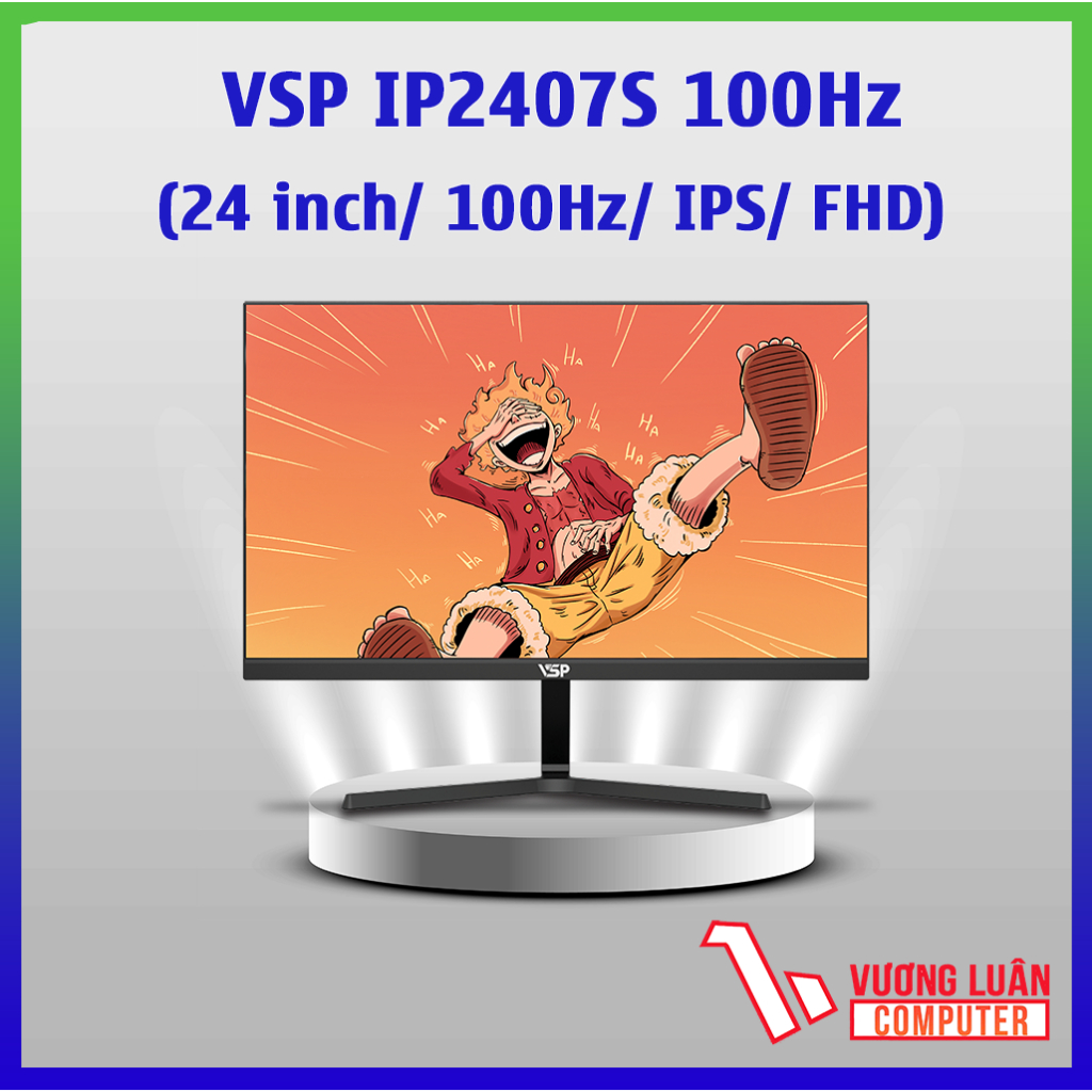 Màn hình máy tính VSP IP2407S tấm nền IPS tần số 100Hz Giá rẻ chơi Game tốt