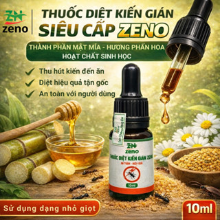 [SIÊU CẤP] Chế phẩm sinh học diệt Kiến, Gián ZENO 10ml - diệt tận gốc Kiến đen, Kiến Hôi, Gián Đức