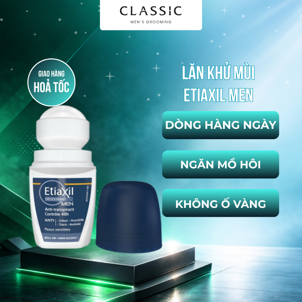 Lăn khử mùi Etiaxil Deodorant Men 50ml