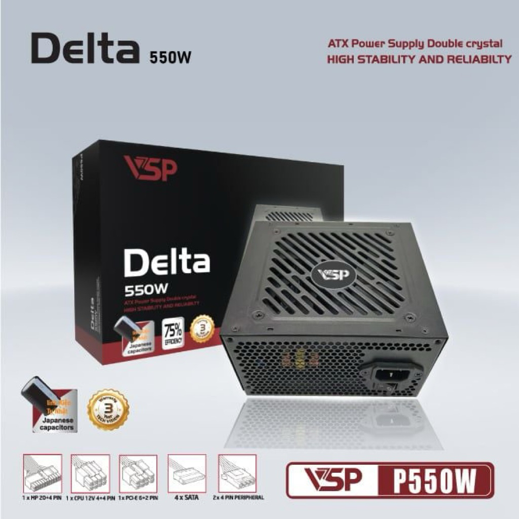 Nguồn máy tính VSP Delta P550 550W