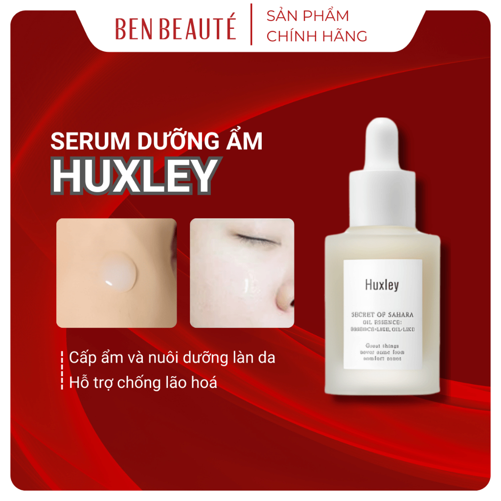 Serum Dưỡng Ẩm Huxley Secret Of Sahara Oil Essence; Essence - Like; Oil - Like 30ml