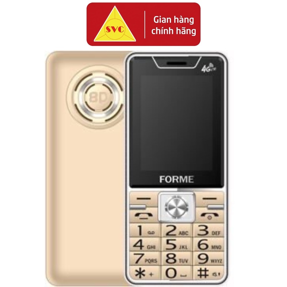 Điện thoại Forme D888 4G Viền thép , Pin khủng , Màn hình lớn - Hàng chính hãng