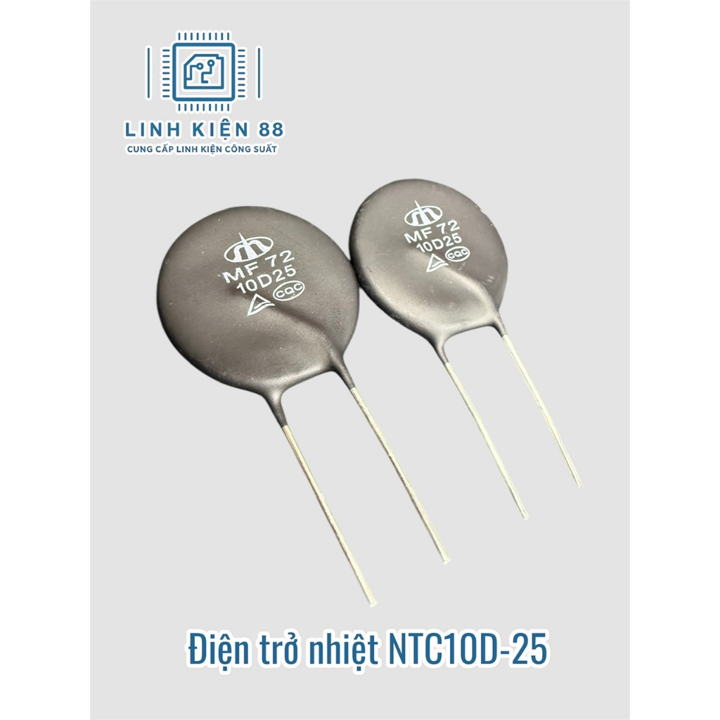 5 con Điện trở nhiệt MF72 NTC10D-25 NTC 10D-25 mới chính hãng