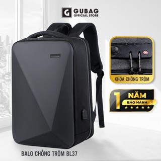 Balo chống trộm đi học đi làm GUBAG BL37 đựng Laptop chống thấm nước trang bị khe cắm sạc cao cấp