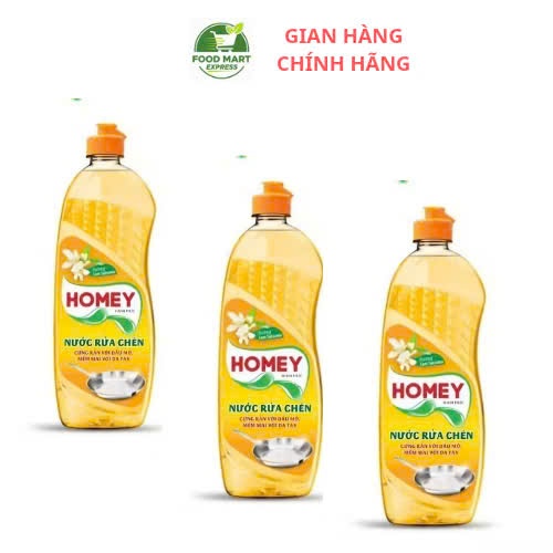 Nước rửa chén Homey hương Cam chai 750ML