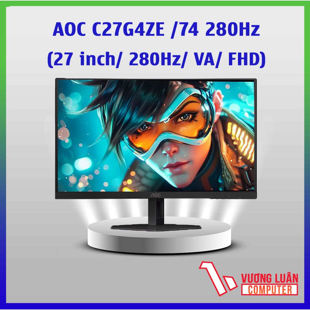 Màn hình Gaming AOC C27G4ZE /74 280Hz 0,3ms 1 tỷ mầu Chân thường hỗ trợ ARM