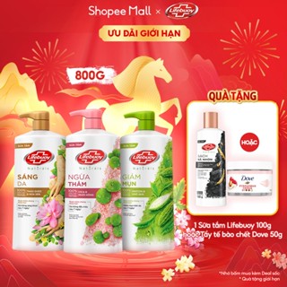 Sữa tắm Lifebuoy Thiên nhiên Detox Và Chăm Sóc Chuyên Sâu 800g
