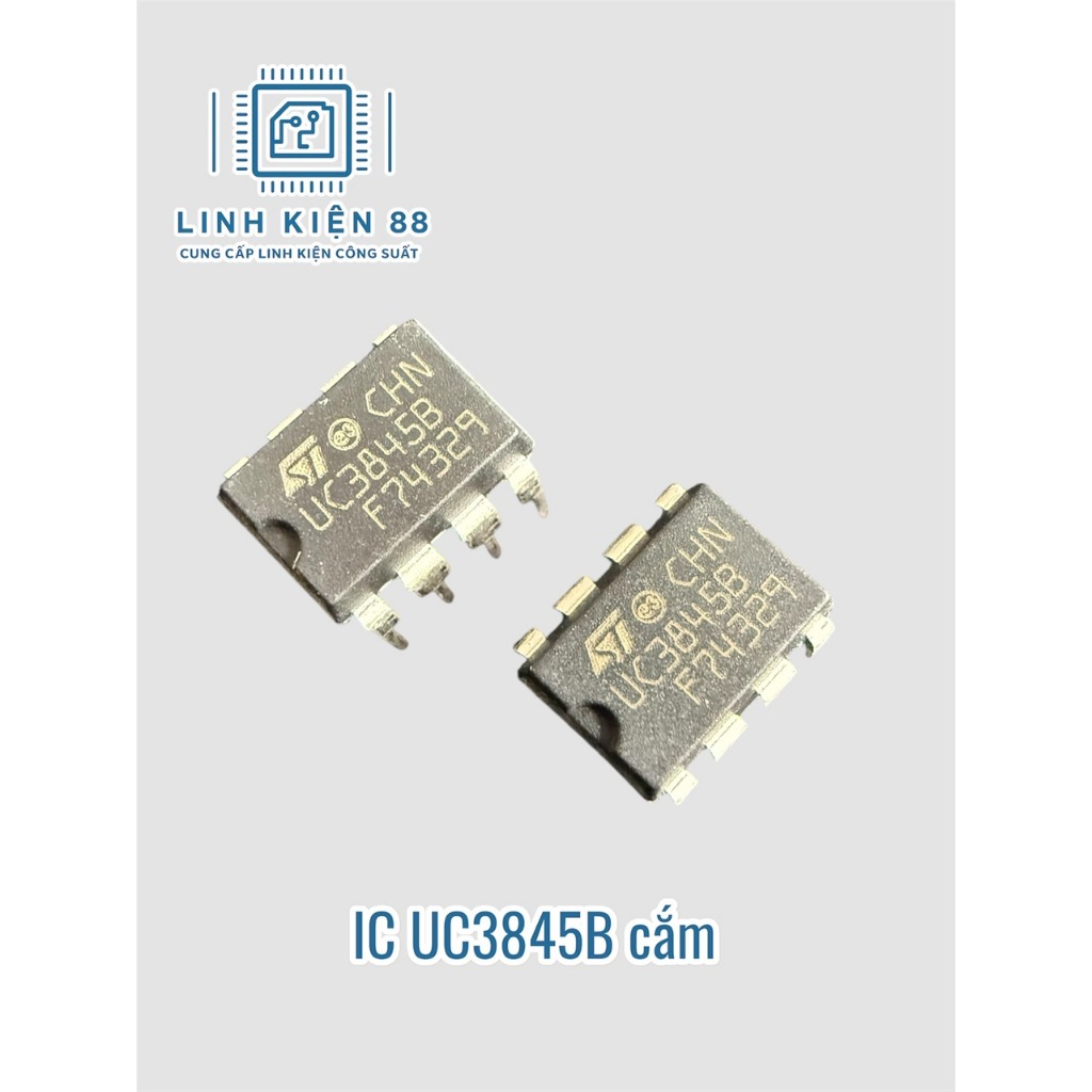 5 con IC UC3845B UC3845 3845 cắm Dip-8 mới chính hãng ST