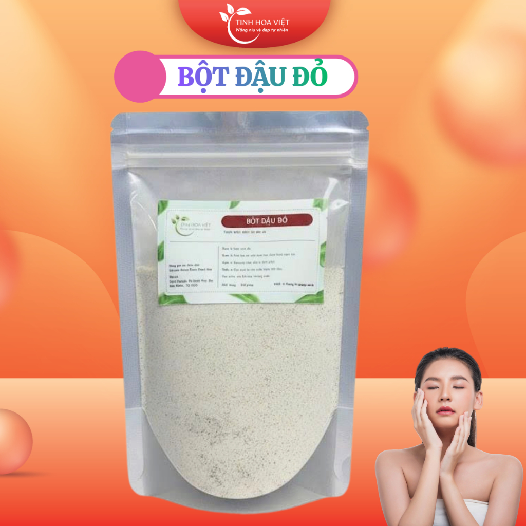 Bột đậu đỏ sáng da tẩy tế bào thu nhỏ lỗ chân lông 500g tinhhoaviet
