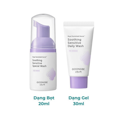 [GIFT] Minisize Dung Dịch Vệ SinhThuần Chay GOONGBE Soothing Sensitive Daily/Special Wash 30ml