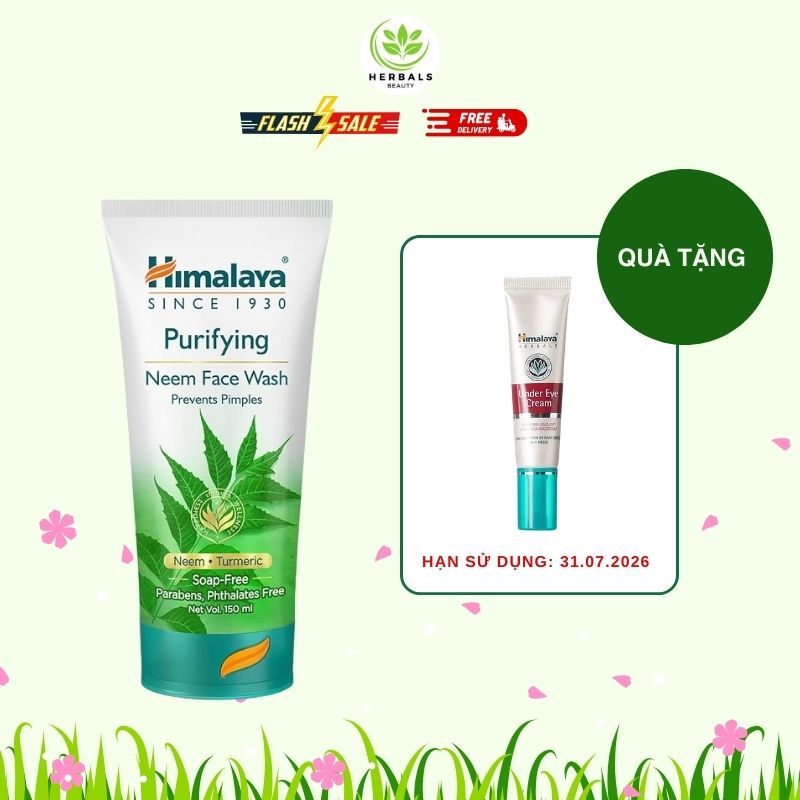 [CHỌN PHÂN LOẠI] Sữa rửa mặt giảm mụn mờ thâm Himalaya Purifying Neem Face Wash
