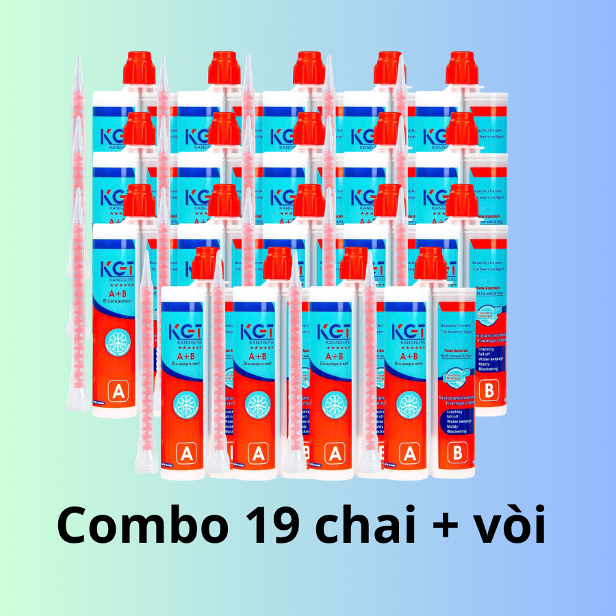 19 Chai Keo Chà Ron Epoxy KGT 2 Thành Phần – Chống Thấm & Bền Màu