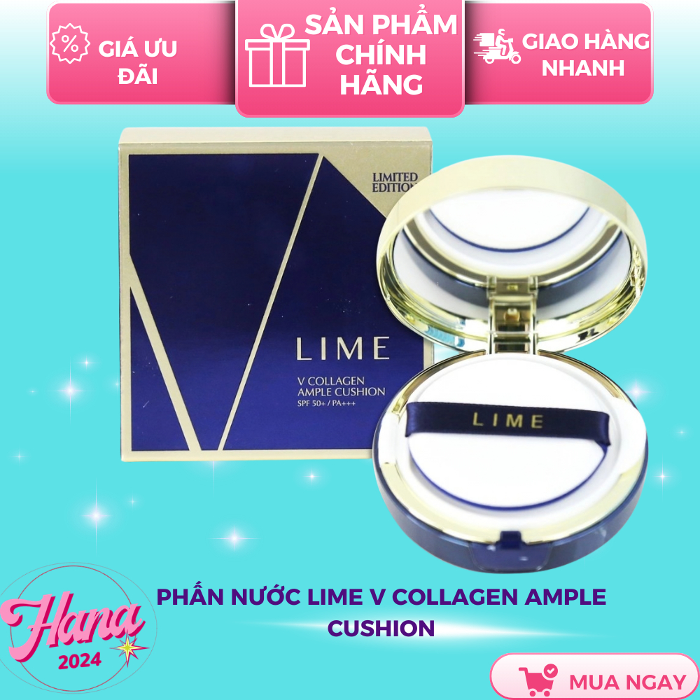 Phấn Nước LIME V Collagen Ample Cushion