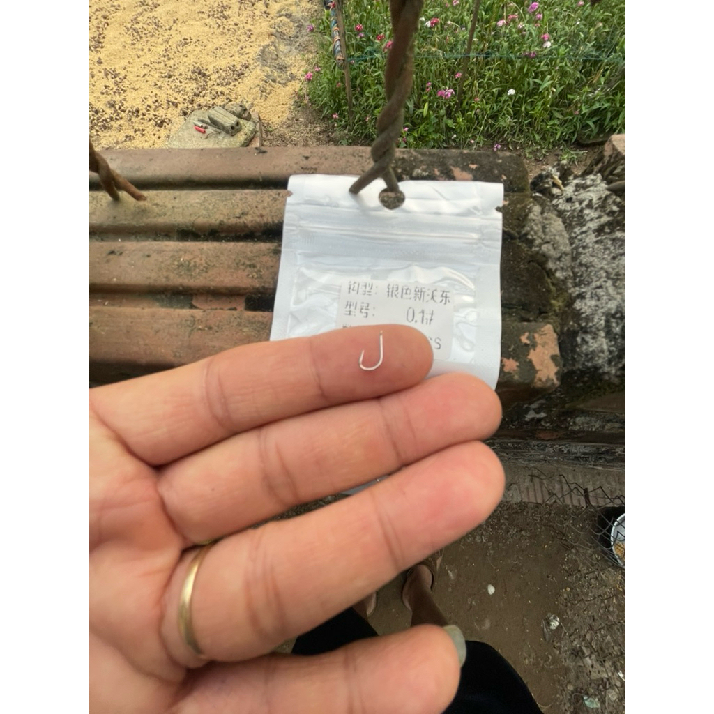 Lưỡi câu không ngạnh số 0.1 túi 50 cái