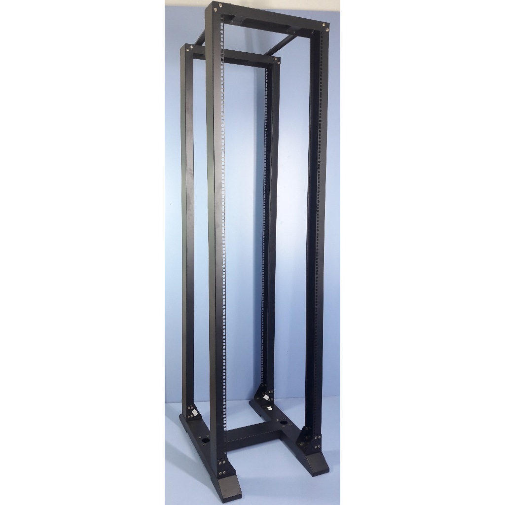 1 Khung OPEN RACK 27U CỌC ĐƠN / cọc đôi cao 1400 x sâu 600 x rộng 550mm, màu đen, hàng VN cao cấp