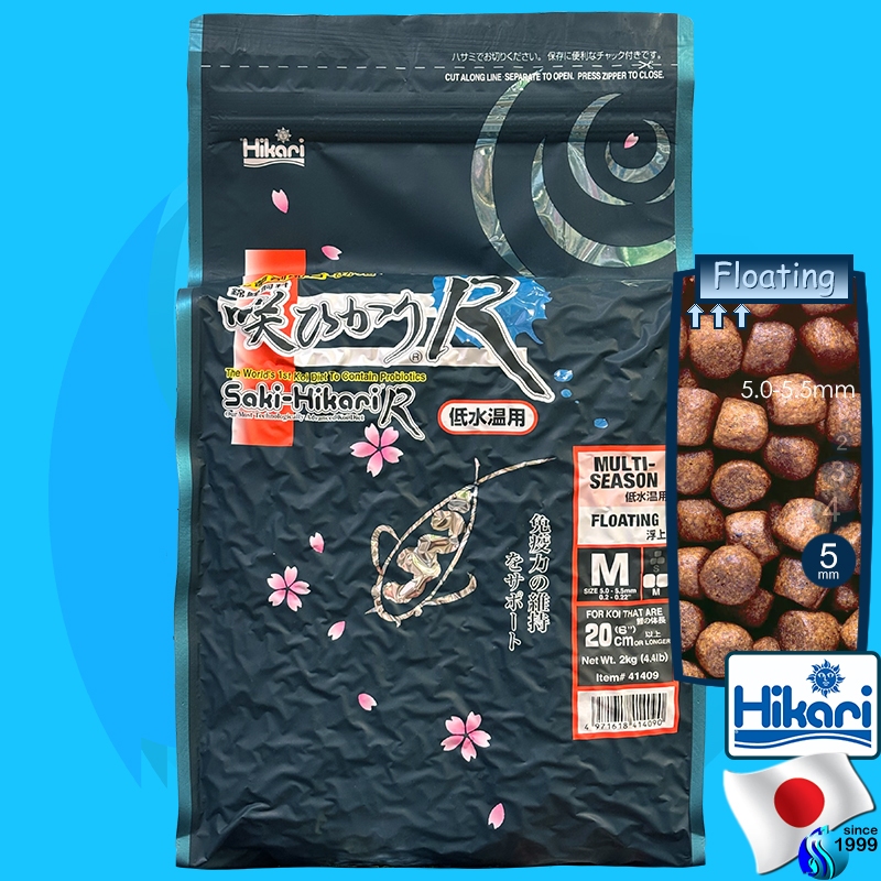 Cám Cá Koi SAKI-HIKARI ( COLOR, GROWTH) | Thức Ăn Cá Koi HIKARI Bao 2KG Siêu Tiết Kiệm