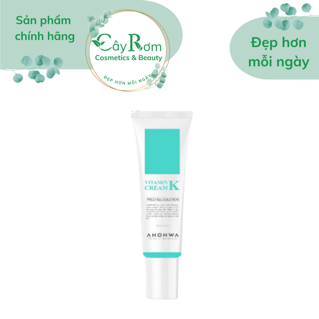 [AHOHWA] Kem Vitamin K Ahohwa Dưỡng Phục Hồi Da, Giảm Mỏng Đỏ, Làm Dịu Da Sau Tổn Thương 50ml