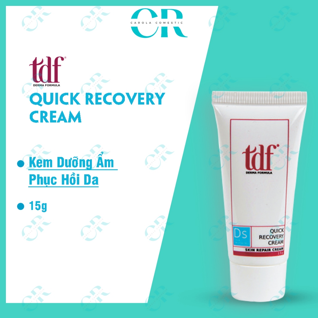 [HÀNG CTY - HSD 2028] Kem Dưỡng Phục Hồi Da TDF Quick Recovery Cream 15g