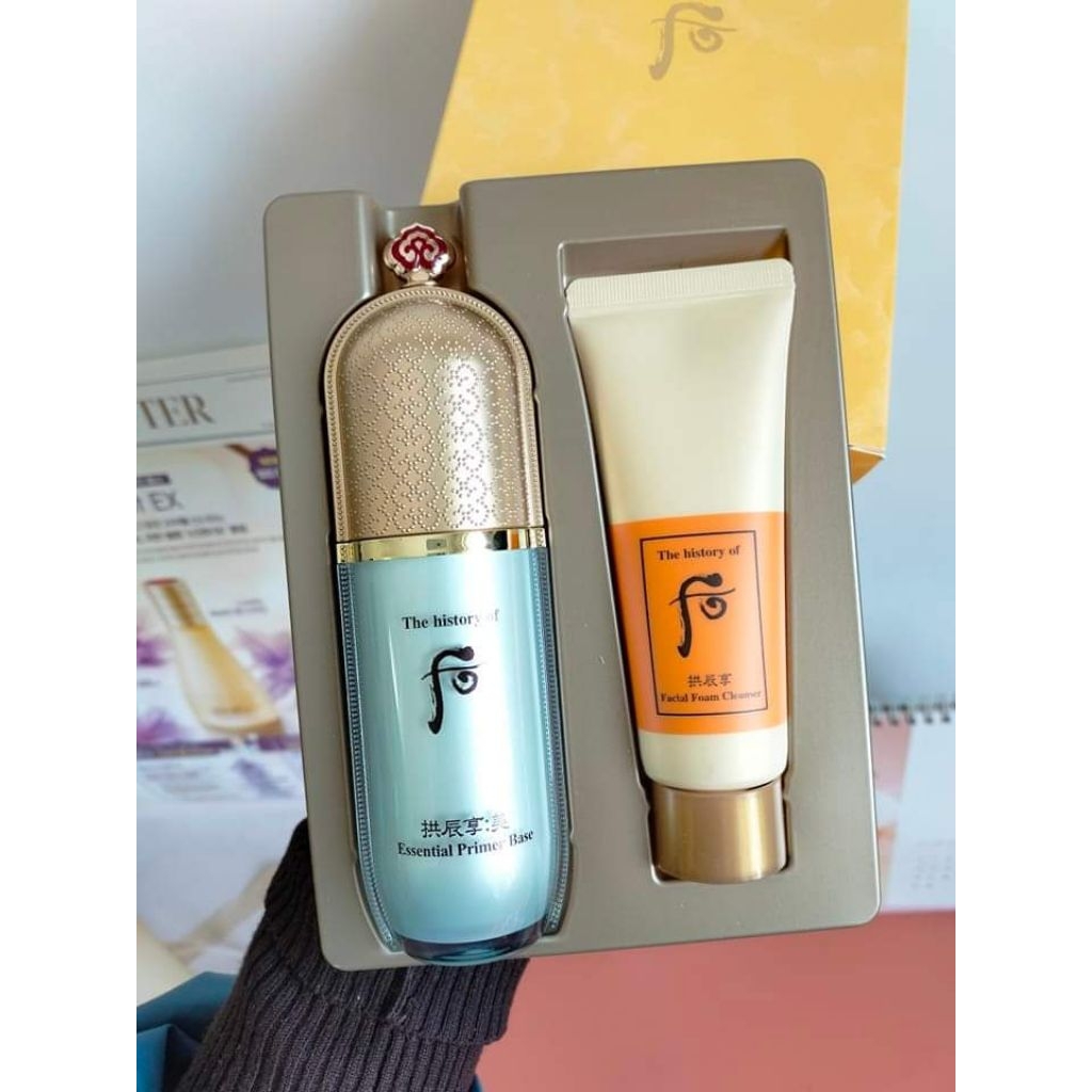 Set kem lót whoo  Essential makeup Base