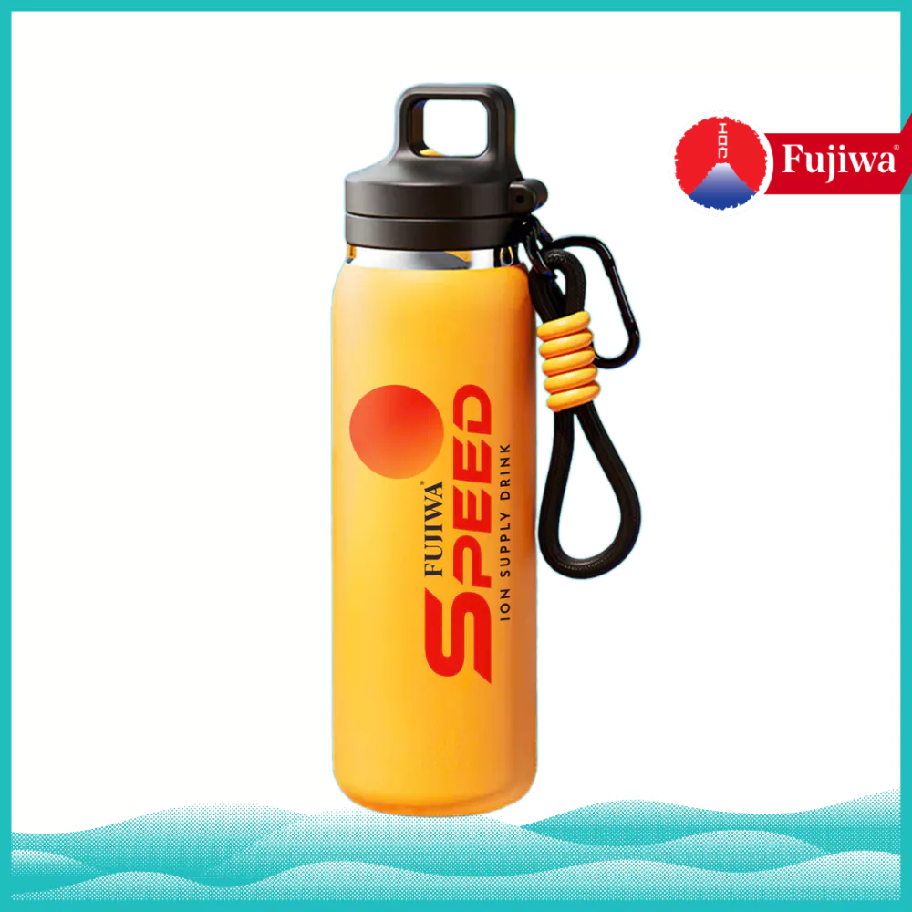 Bình Nước Thể Thao Giữ Nhiệt 600ml FUJIWA SPEED - Bình Tập Gym, Chạy Bộ, Fitness Thuận Lợi Mang Theo