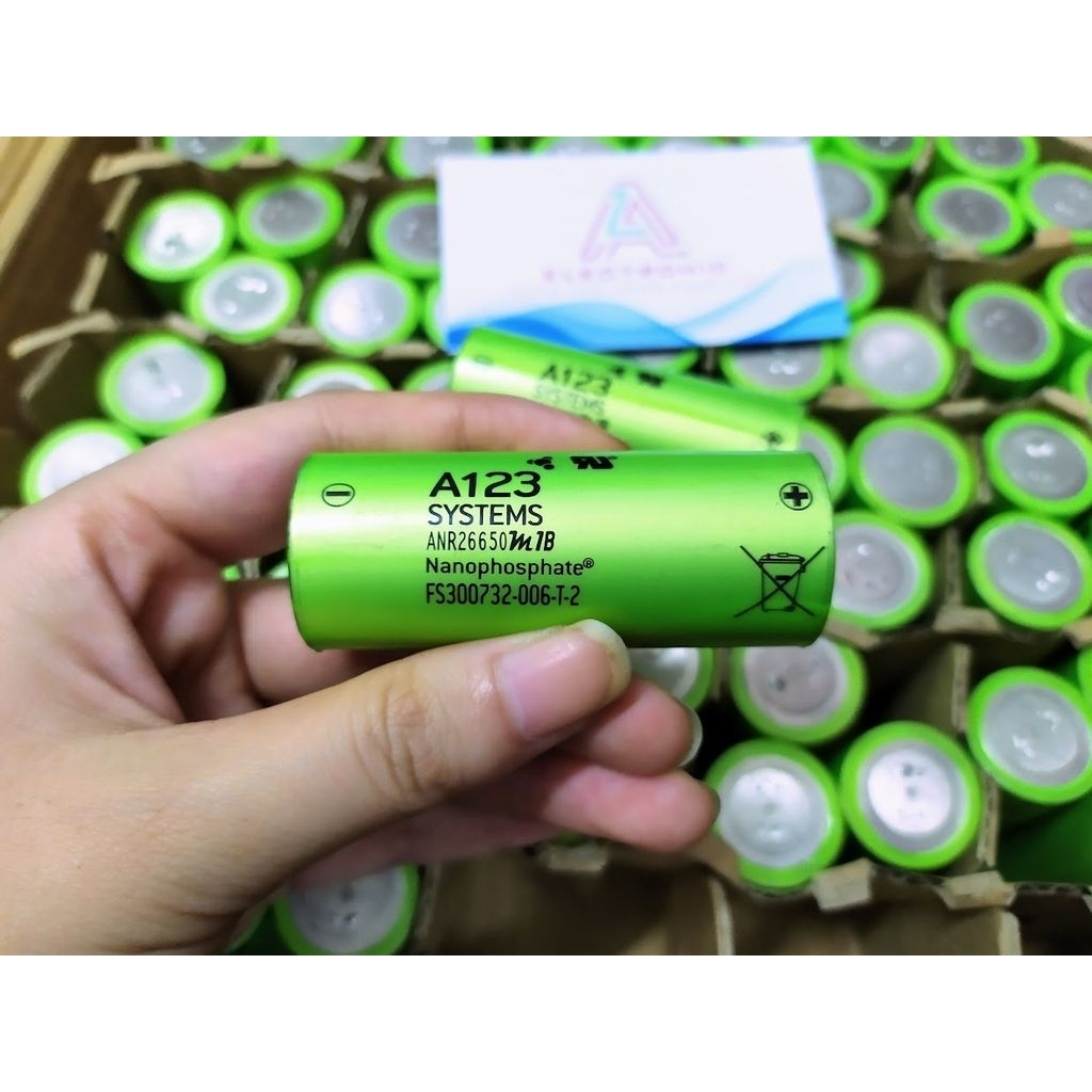 pin A123 xả 60c chuyên đóng bình đề xe