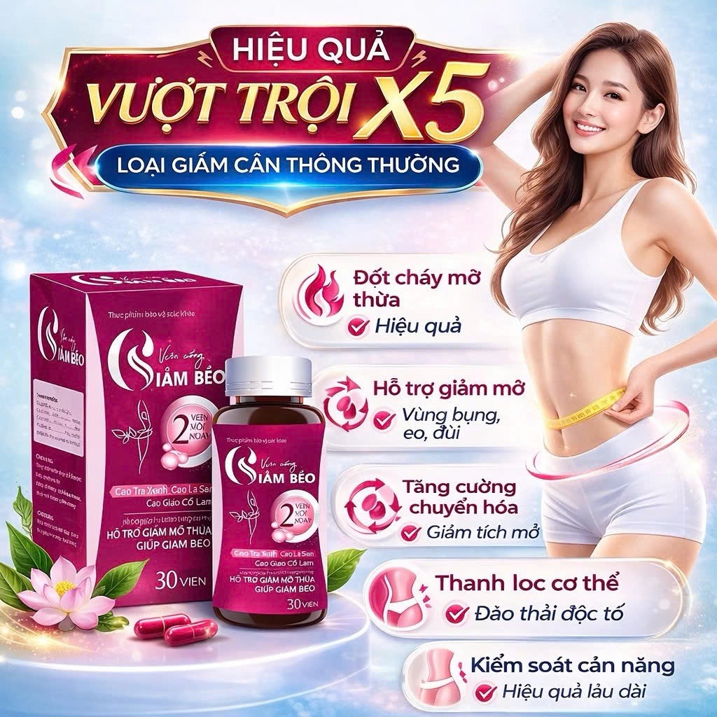 ✅ [Chính Hãng] Viên uống giảm béo Body Hộp 30 Viên ✅ Giảm cân nhanh Body Sline giảm mỡ bụng cấp tốc 