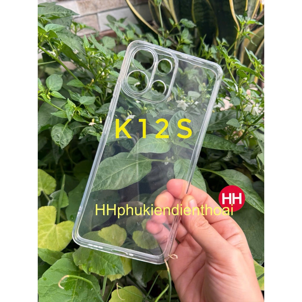 Ốp lưng Oppo K12S dẻo trong suốt