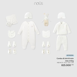 Nous - Combo đi sinh 16 món màu trắng  Nous Miền Nam