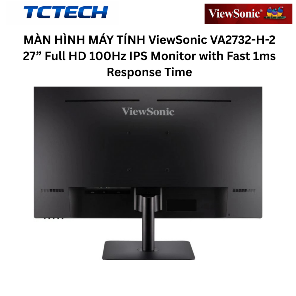 MÀN HÌNH MÁY TÍNH ViewSonic VA2732-H-2 27” Full HD 100Hz IPS Monitor with Fast 1ms Response Time Chính Hãng | BigBuy360 - bigbuy360.vn