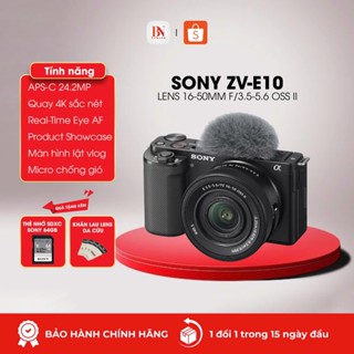 [Bảo hành chính hãng 24 tháng] Máy ảnh Sony ZV-E10 | Chính Hãng. Máy quay 4K giá rẻ tốt nhất 2026