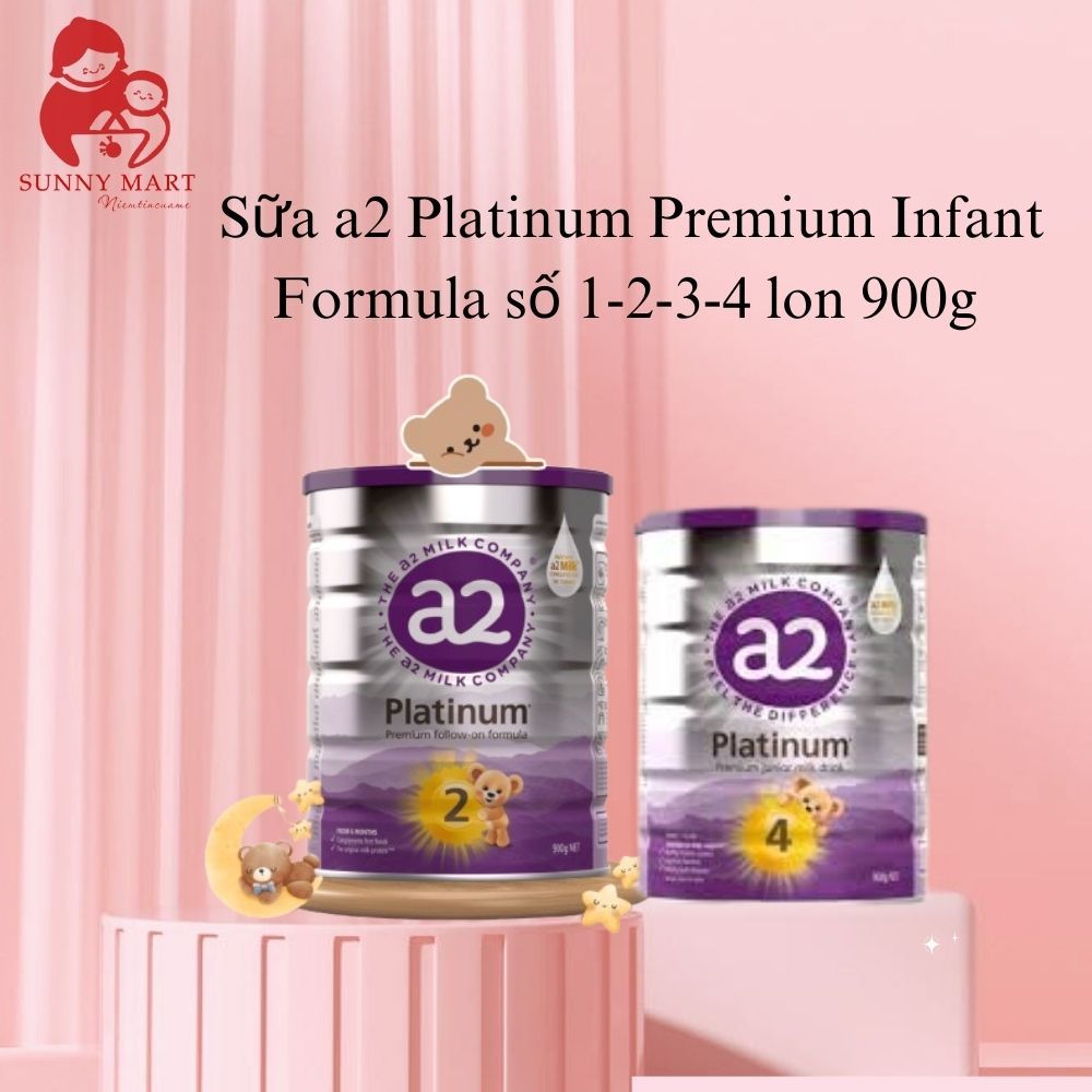 Sữa A2 Platinum số 1-2-3-4 lon 900g