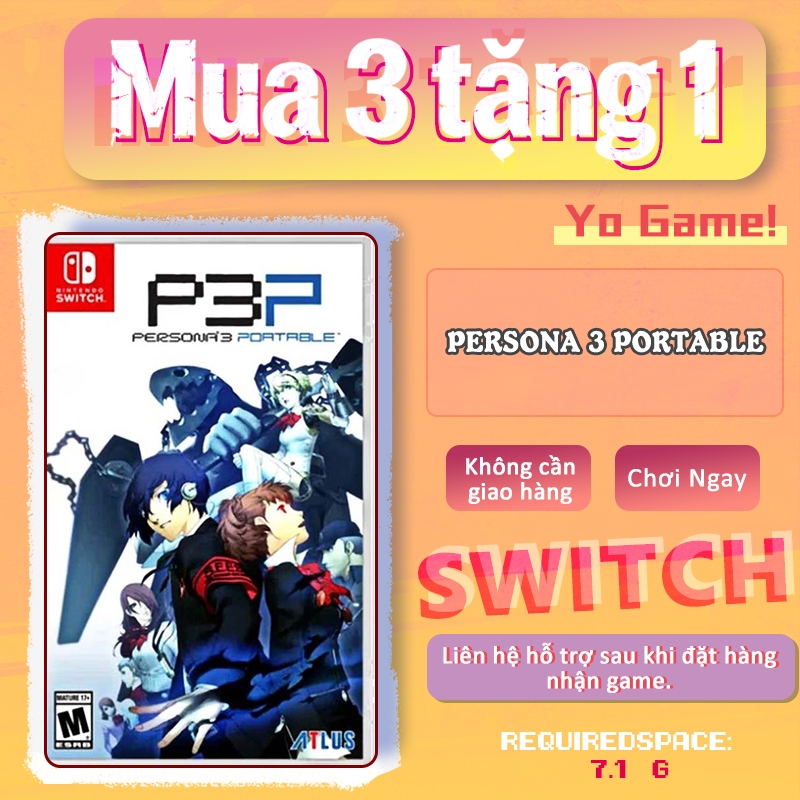 Persona 3 Portable Nintendo Switch – Mua 3 Tặng 1