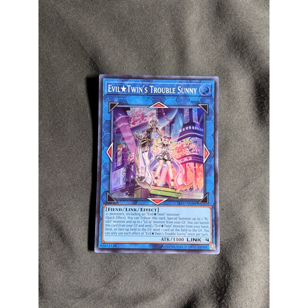 [Yugioh Sky Shop] 1 lá thẻ bài"Evil★Twin's Trouble Sunny" - SLF1-AE088 - AE chính hãng